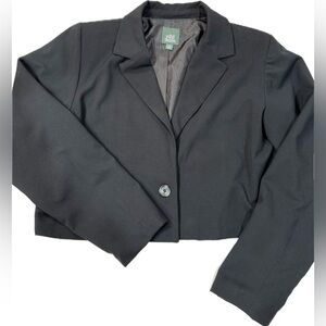 Black Cropped Blazer Blazer | wild fable | medium